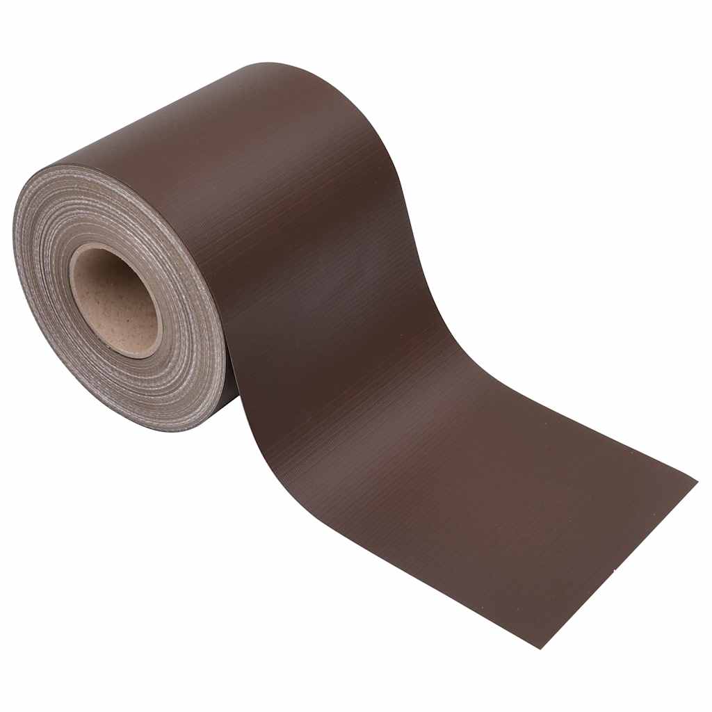 vidaXL Λωρίδα Απορρήτου PVC Καφέ 70x0,19 μ.