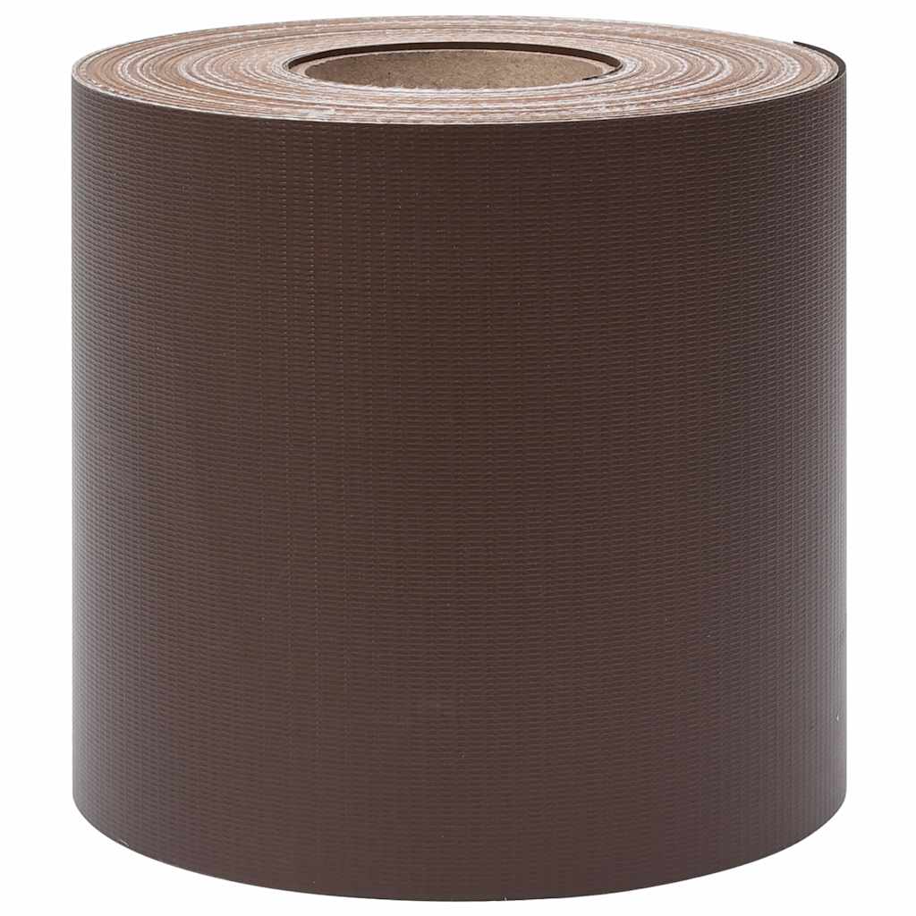vidaXL Λωρίδα Απορρήτου PVC Καφέ 70x0,19 μ.