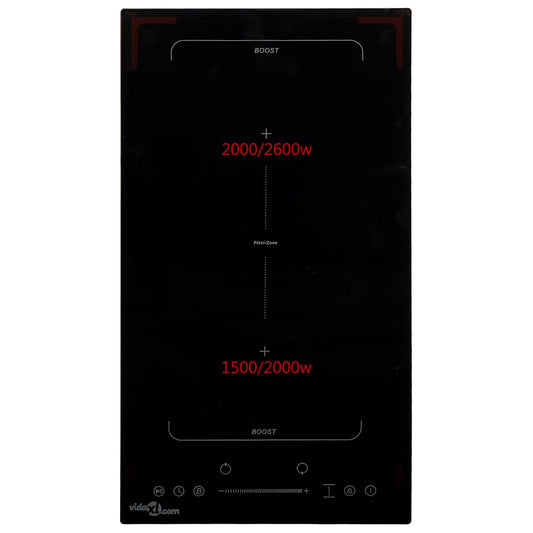 vidaXL Εστία Επαγωγική με 2 Ευέλικτες Ζώνες και Πλήκτρα Αφής 3500 W