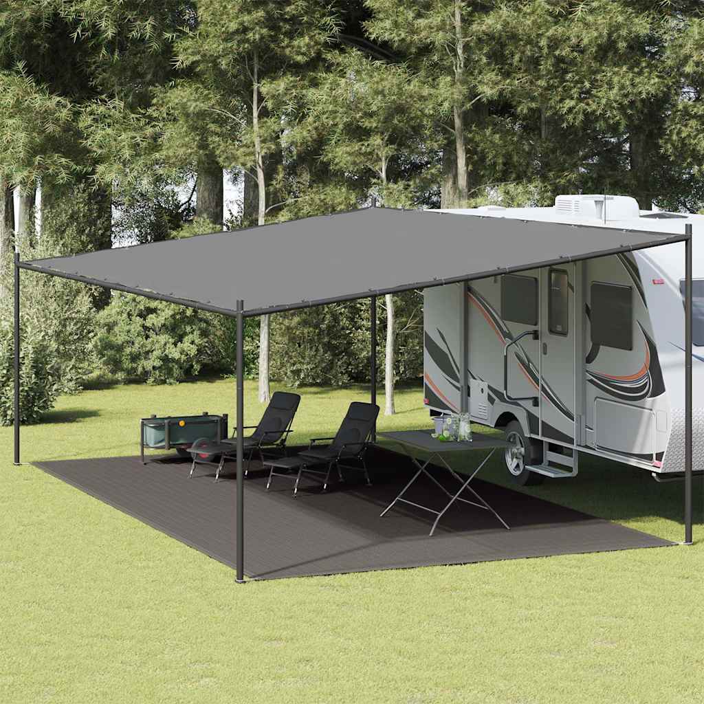vidaXL Χαλί Σκηνής Ανθρακί 400 x 700 εκ.