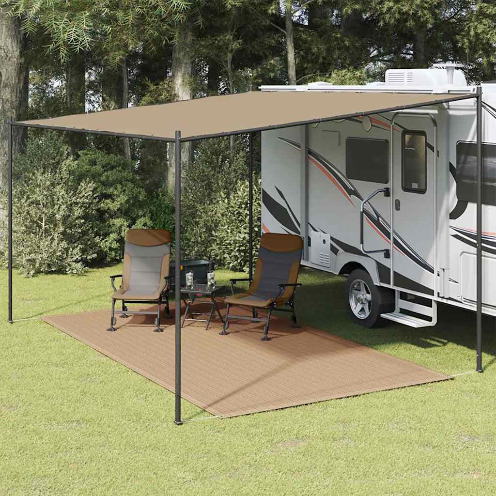 vidaXL Χαλί Σκηνής Taupe 250 x 350 εκ.