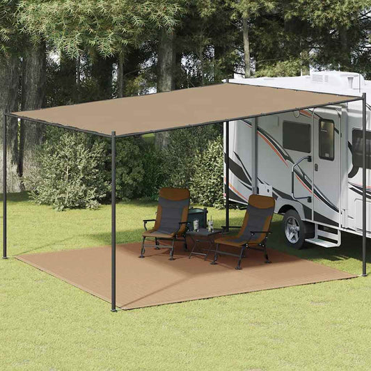 vidaXL Χαλί Σκηνής Taupe 400 x 400 εκ.