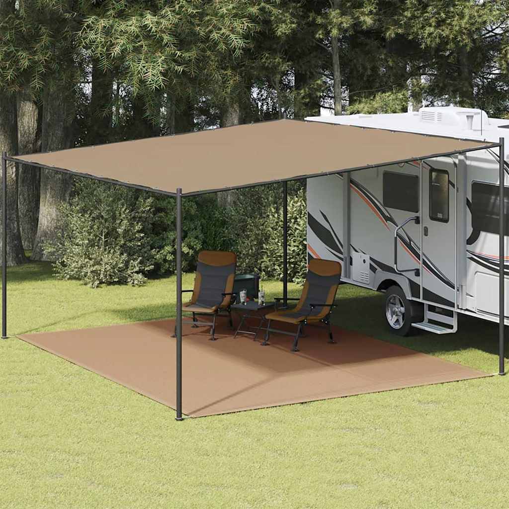 vidaXL Χαλί Σκηνής Taupe 400 x 500 εκ.