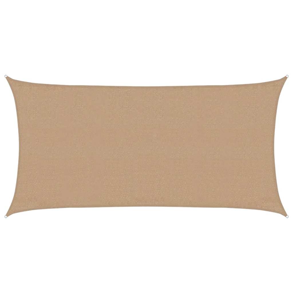 vidaXL Πανί Σκίασης Taupe 3 x 6 μ. από HDPE 160 γρ./μ²