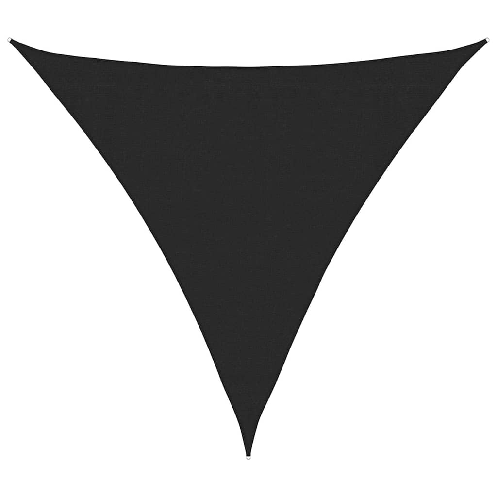 vidaXL Πανί Σκίασης Μαύρο 3 x 3 x 3 μ. από HDPE 160 γρ/μ²