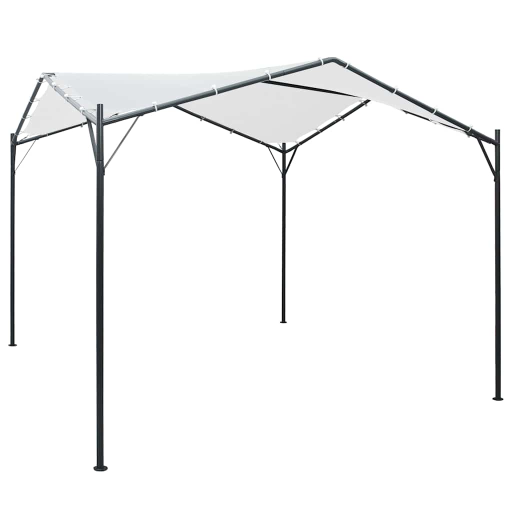 vidaXL Κιόσκι Λευκό 3 x 3 x 2,6 μ. 180 γρ./μ²