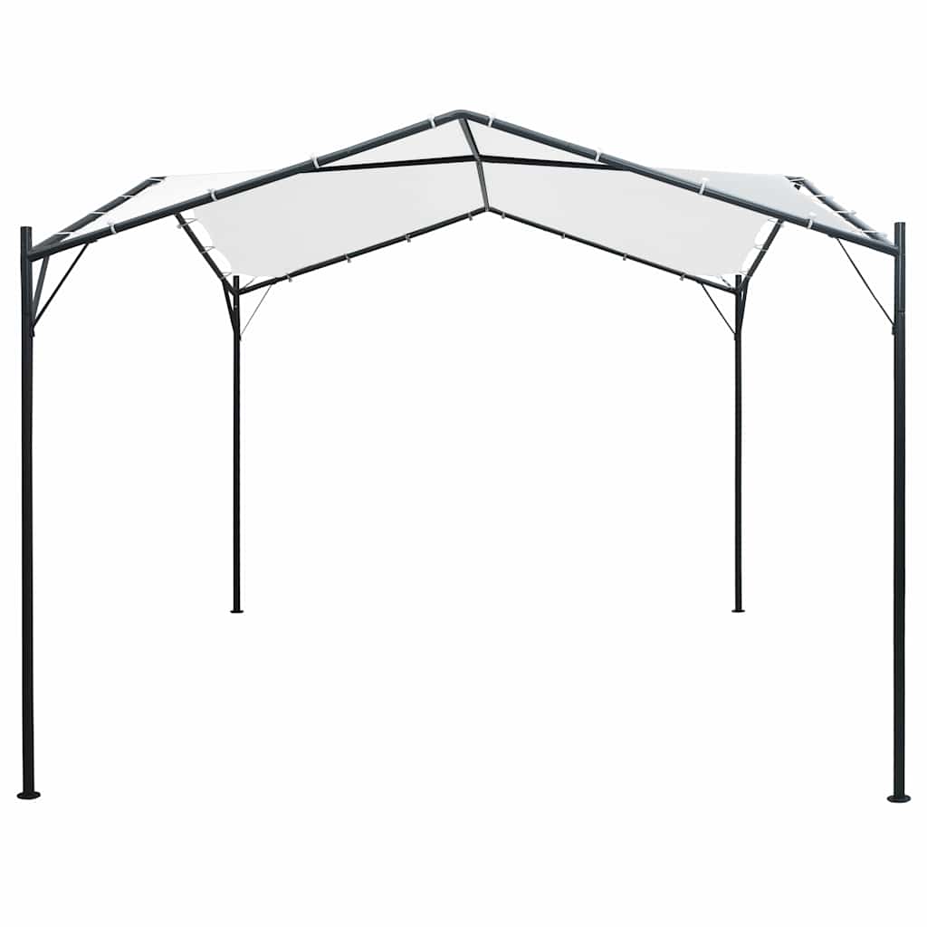 vidaXL Κιόσκι Λευκό 3 x 3 x 2,6 μ. 180 γρ./μ²