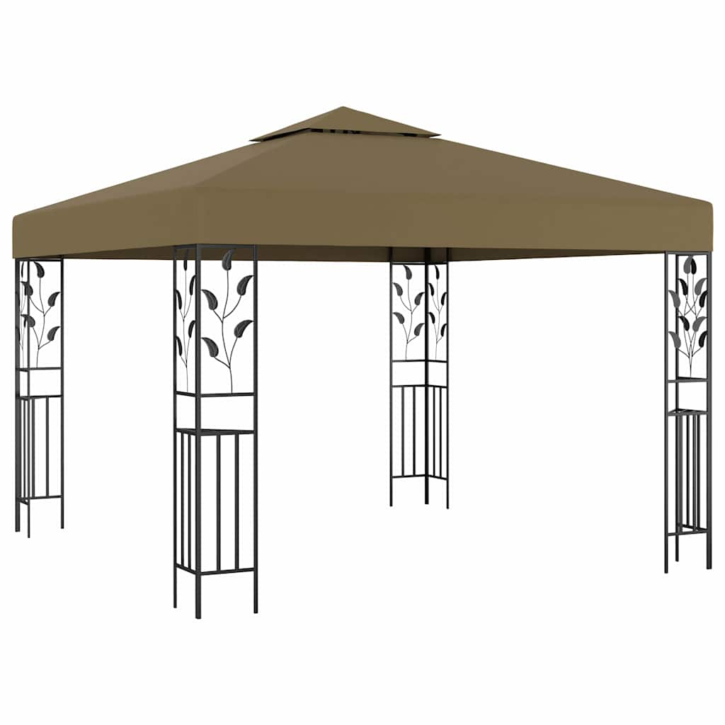 vidaXL Κιόσκι Taupe 3 x 3 μ. 180 γρ/μ²