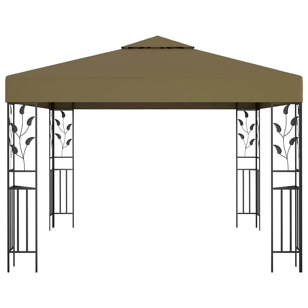vidaXL Κιόσκι Taupe 3 x 3 μ. 180 γρ/μ²
