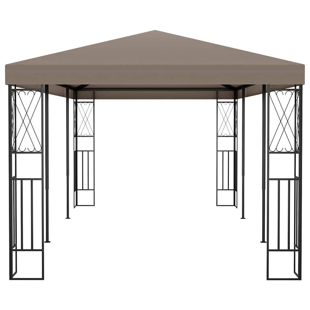 vidaXL Κιόσκι Taupe 6 x 3 μ. Ύφασμάτινο