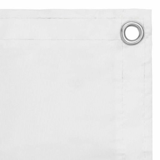 vidaXL Διαχωριστικό Βεράντας Λευκό 75 x 300 εκ. Ύφασμα Oxford