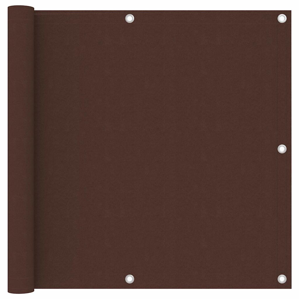 vidaXL Διαχωριστικό Βεράντας Καφέ 90 x 300 εκ. Ύφασμα Oxford