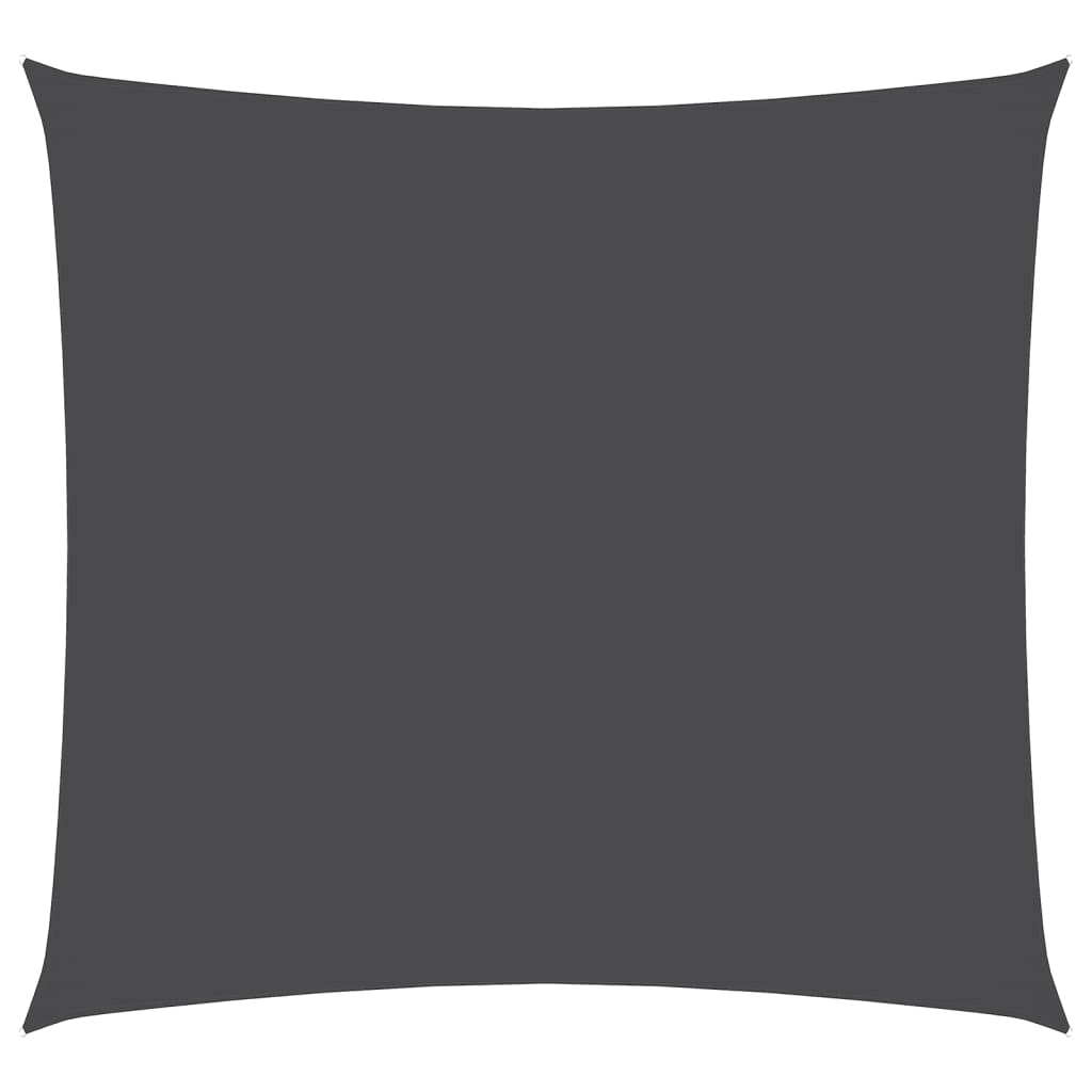 vidaXL Πανί Σκίασης Τετράγωνο Ανθρακί 2,5 x 2,5 μ. από Ύφασμα Oxford