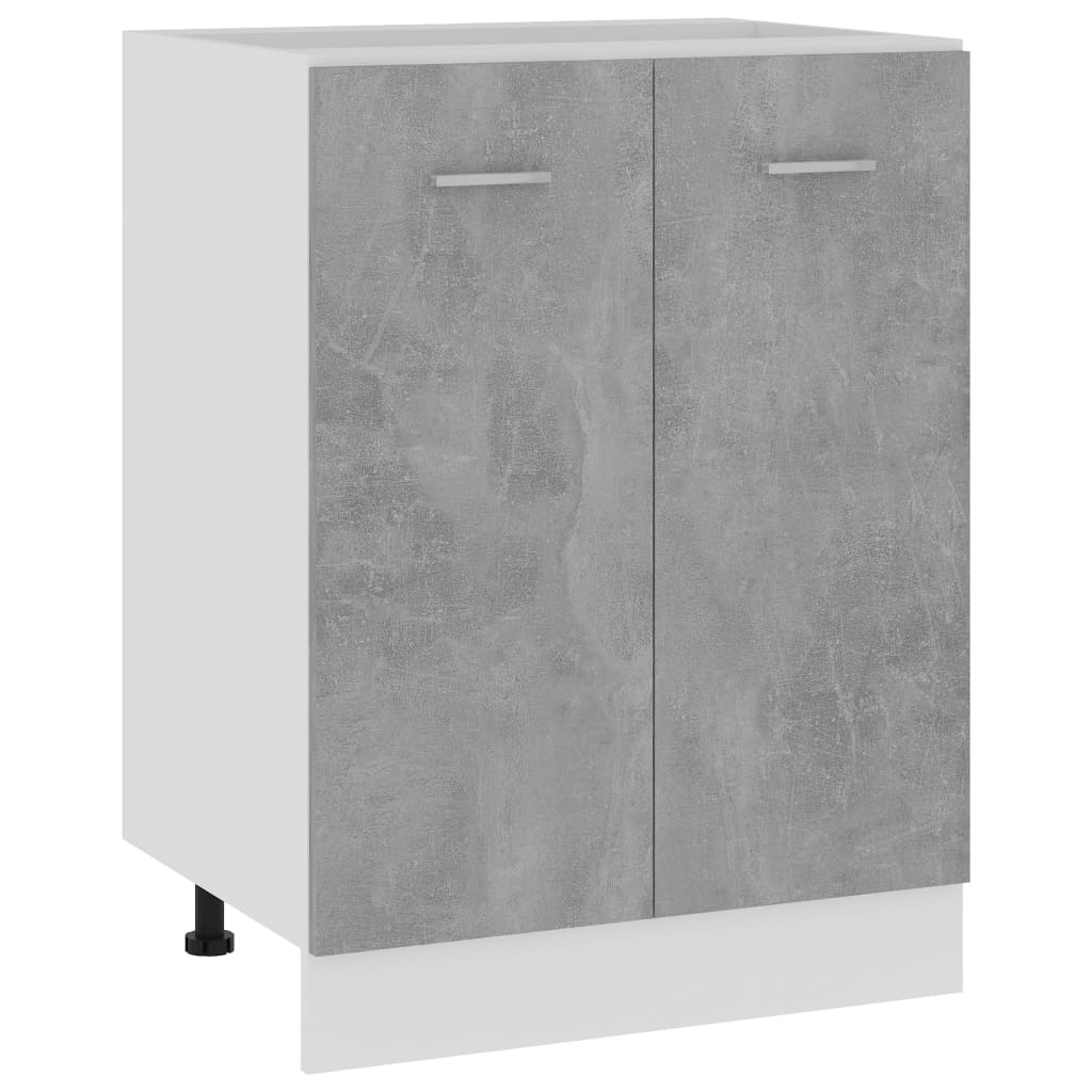 vidaXL Ντουλάπι Δαπέδου Lyon Γκρι Σκυροδέματος 60x46x81,5εκ.