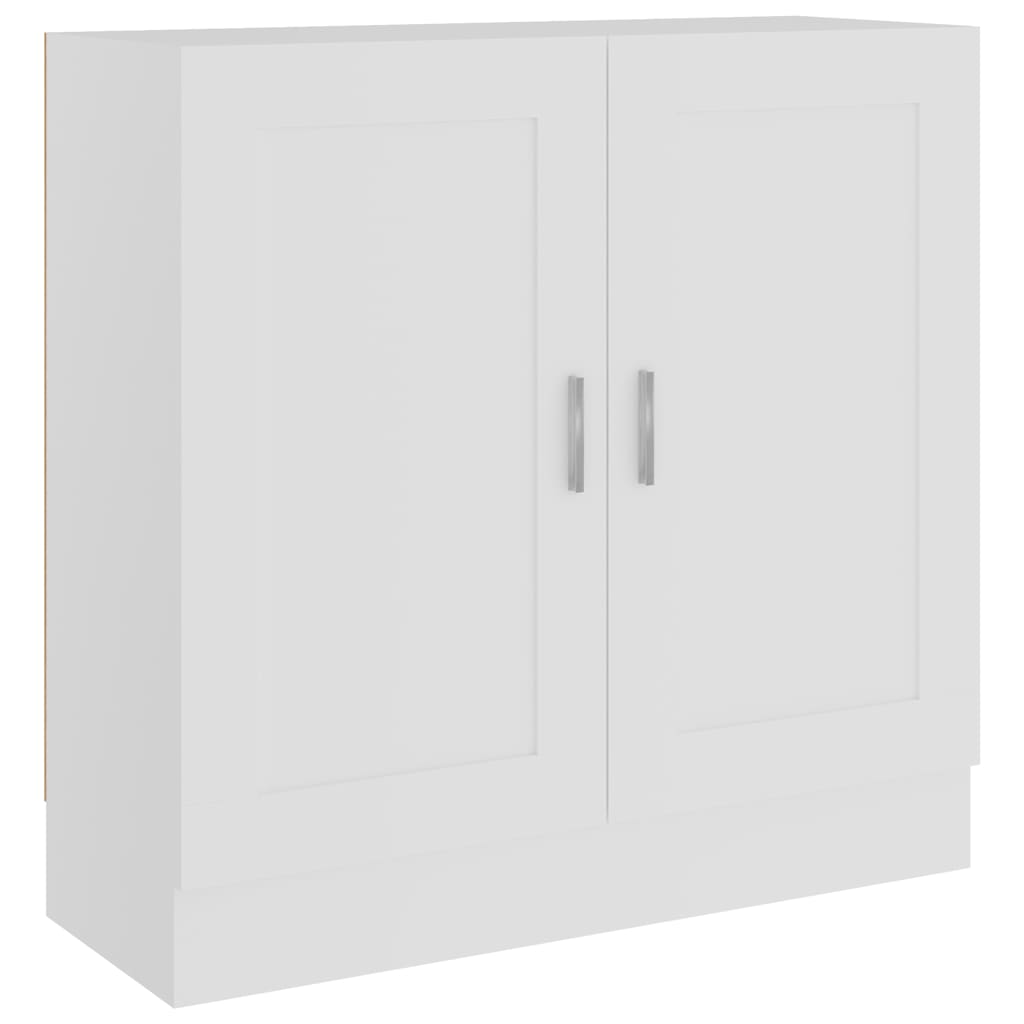 vidaXL Βιβλιοθήκη Λευκή 82,5 x 30,5 x 80 εκ. Επεξεργασμένο Ξύλο