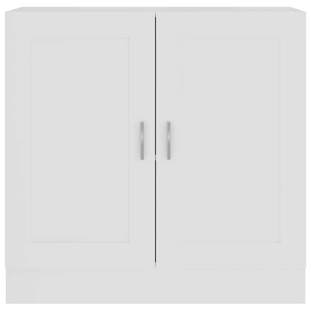 vidaXL Βιβλιοθήκη Λευκή 82,5 x 30,5 x 80 εκ. Επεξεργασμένο Ξύλο