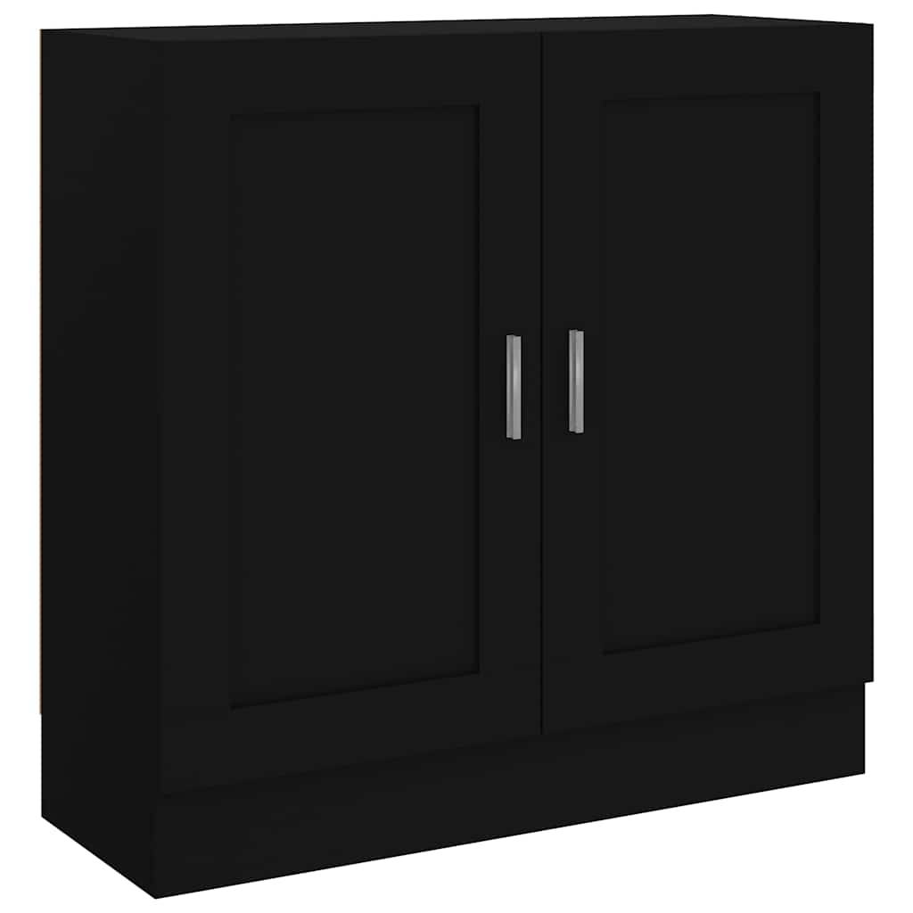 vidaXL Βιβλιοθήκη Μαύρη 82,5 x 30,5 x 80 εκ. Επεξ. Ξύλο