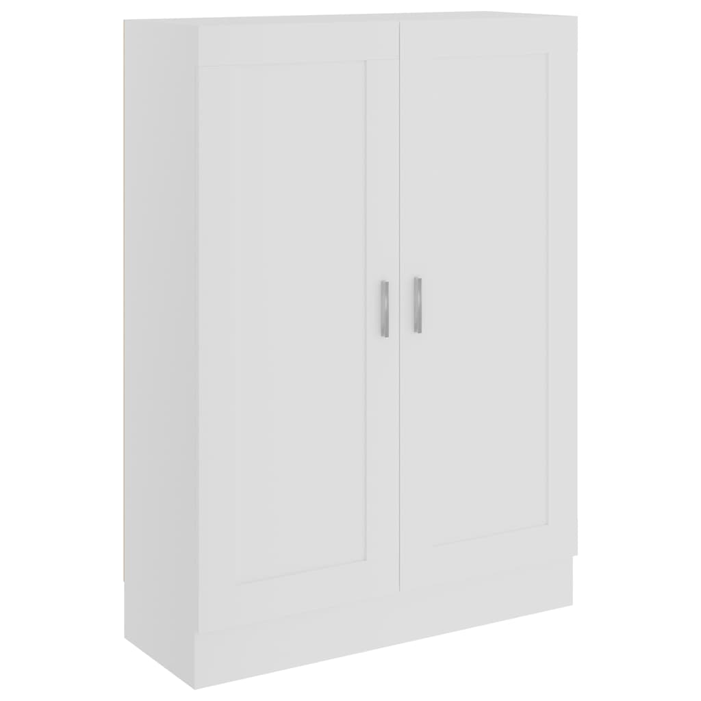 vidaXL Βιβλιοθήκη Λευκή 82,5 x 30,5 x 115 εκ. Επεξ. Ξύλο