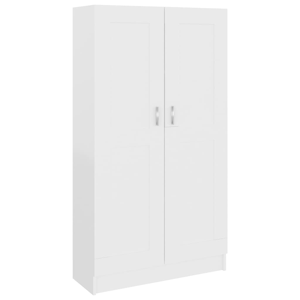 vidaXL Βιβλιοθήκη Λευκή 82,5 x 30,5 x 150 εκ. Επεξ. Ξύλο