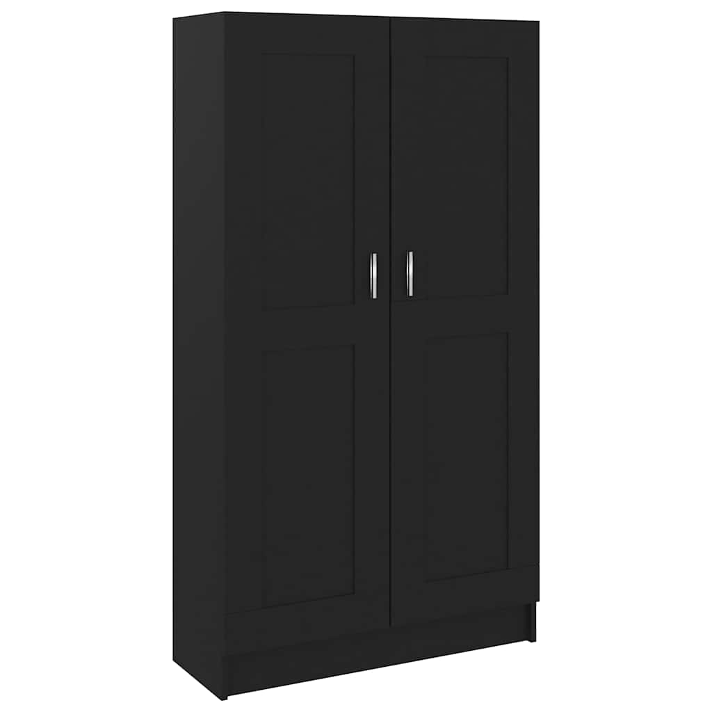 vidaXL Βιβλιοθήκη Μαύρη 82,5 x 30,5 x 150 εκ. Επεξ. Ξύλο