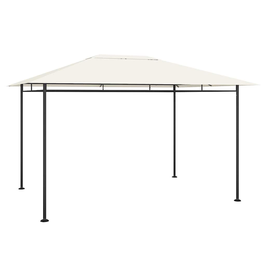 vidaXL Κιόσκι Κρεμ 384x281x270 εκ. 180 γρ./μ²