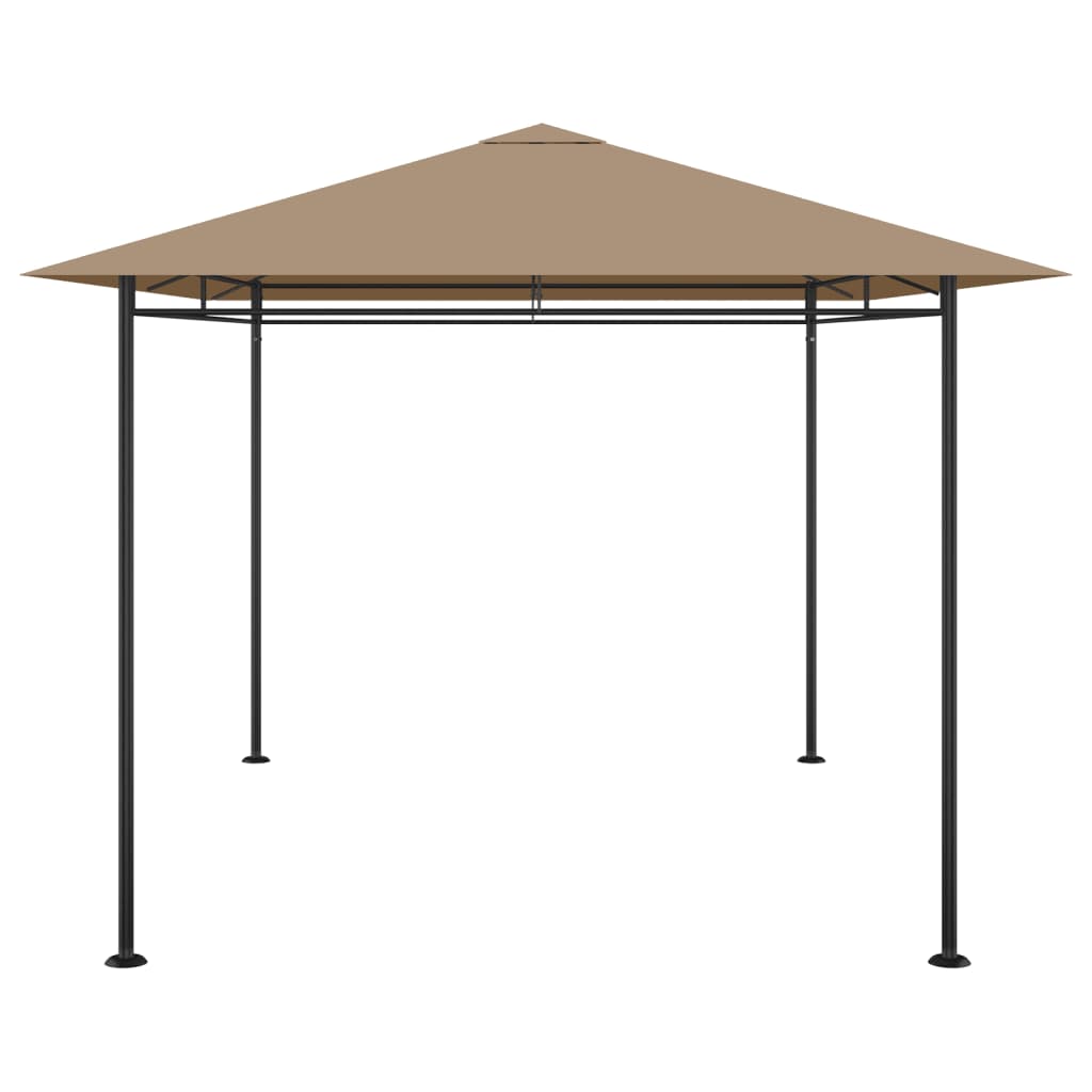 vidaXL Κιόσκι Taupe 384x281x270 εκ. 180 γρ./μ²