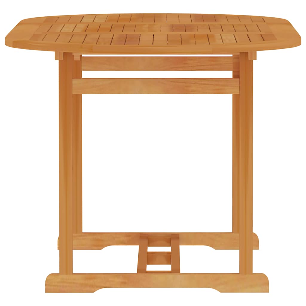 vidaXL Τραπέζι Κήπου 150 x 90 x 75 εκ. Μασίφ Ξύλο Teak