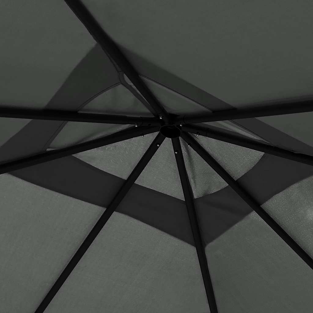 vidaXL Κιόσκι Ανθρακί 3 x 3 x 2,6 μ. 160 γρ./μ²