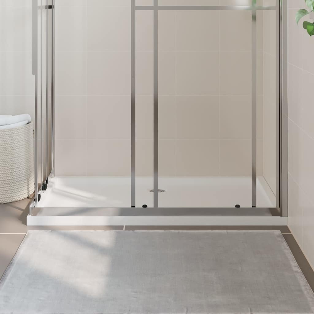 vidaXL Βάση Ντουζιέρας Ορθογώνια Λευκή 70 x 120 εκ. από ABS