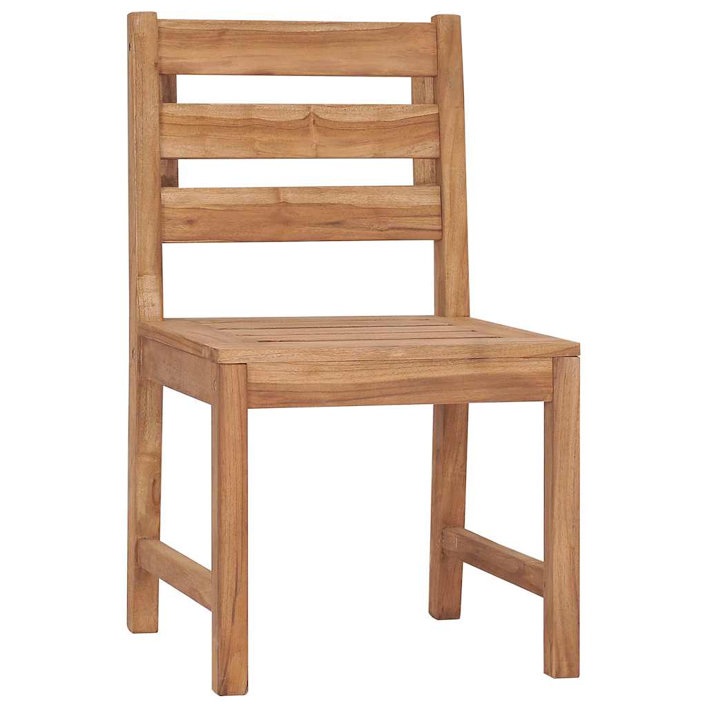 vidaXL Καρέκλες Κήπου 2 τεμ. από Μασίφ Ξύλο Teak