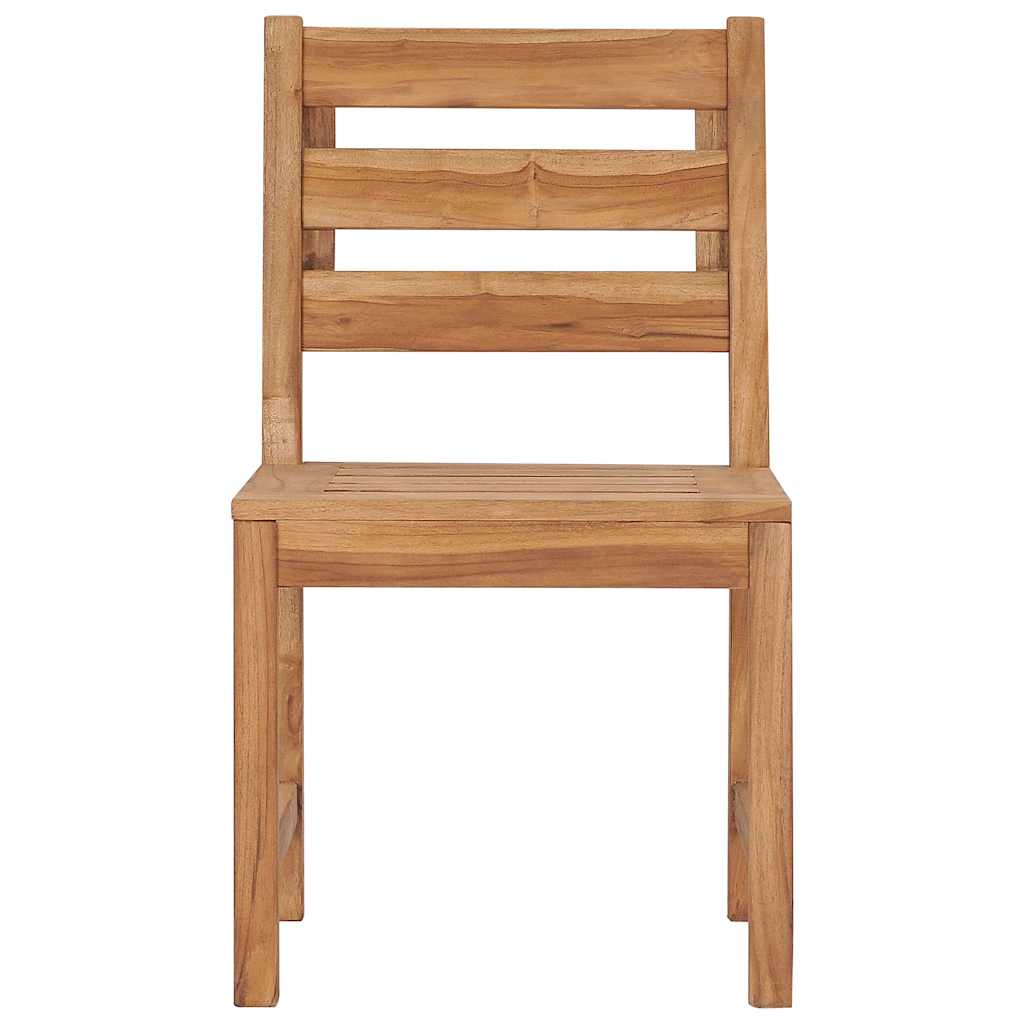 vidaXL Καρέκλες Κήπου 2 τεμ. από Μασίφ Ξύλο Teak