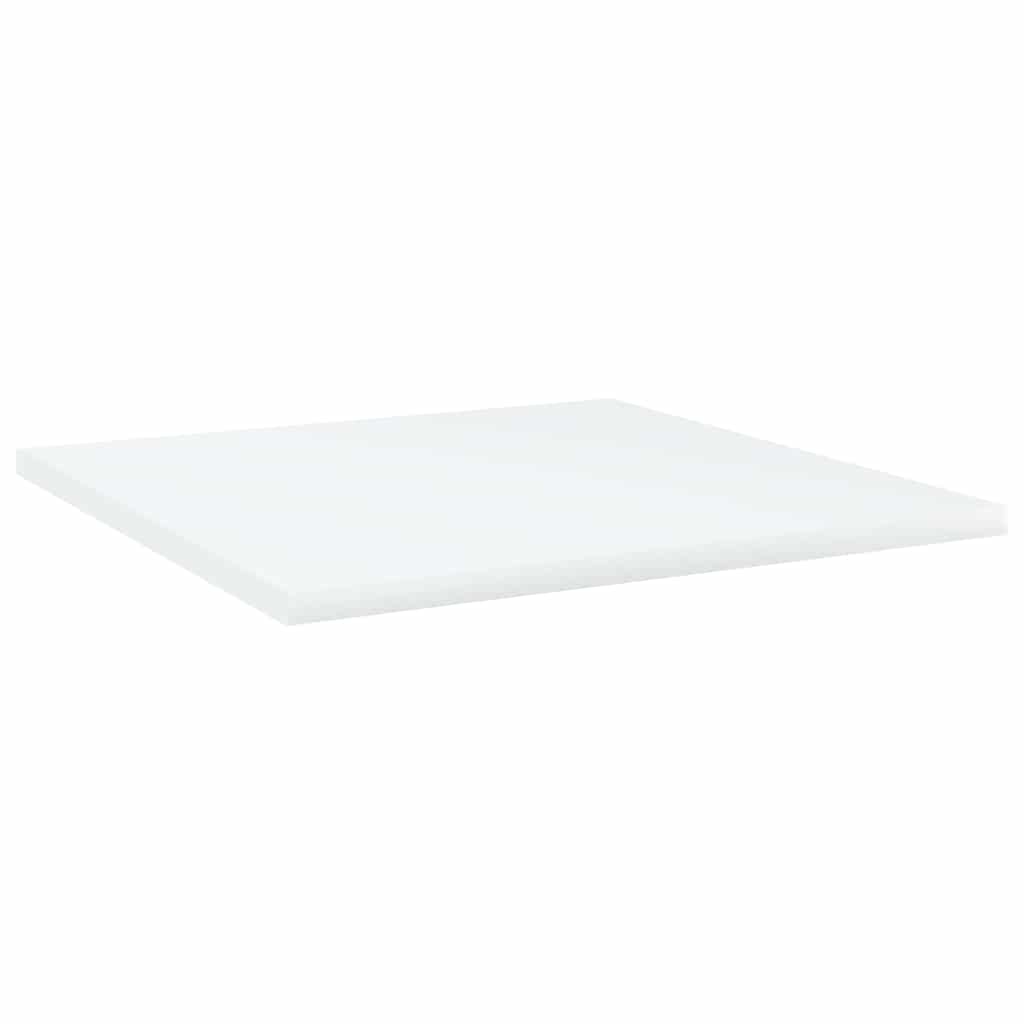 vidaXL Ράφια Βιβλιοθήκης 4 τεμ. Λευκά 40x40x1,5 εκ. από Επεξ.Ξύλο