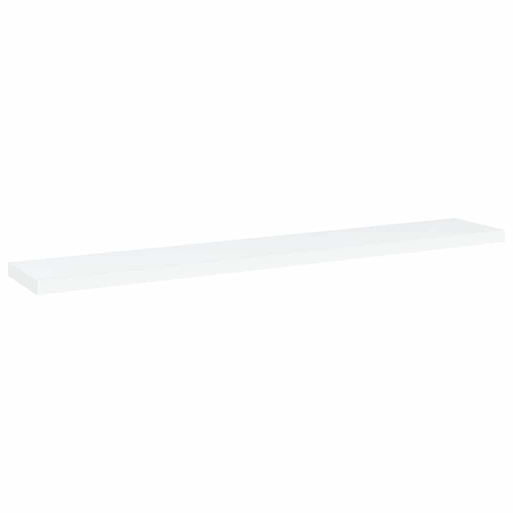 vidaXL Ράφια Βιβλιοθήκης 4 τεμ. Λευκά 60x10x1,5 εκ. από Επεξ.Ξύλο
