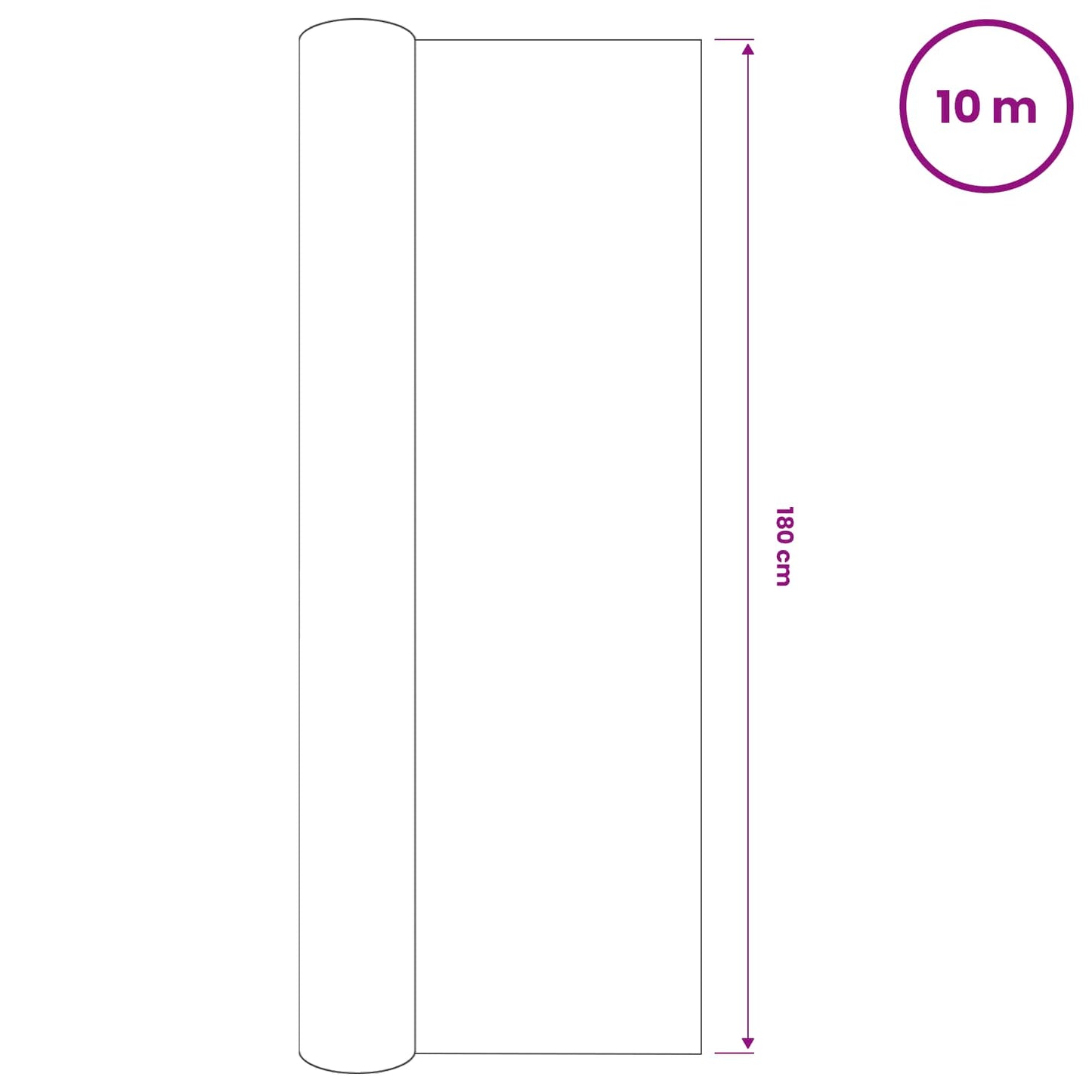 vidaXL Δίχτυ Σκίασης Μπεζ 1,8 x 10 μ. από HDPE 75 γρ./μ²