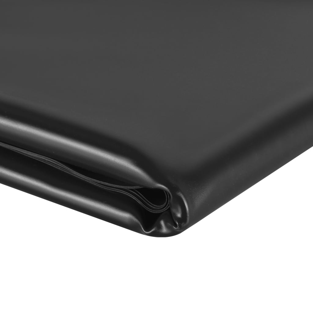 vidaXL Μεμβράνη Λίμνης Μαύρη 2 x 7 μ. / 0,5 χιλ. από PVC