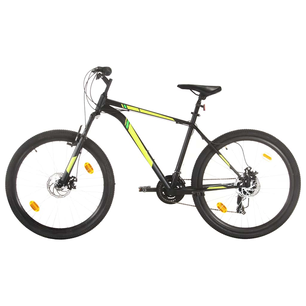 vidaXL Ποδήλατο Mountain 27,5'' Μαύρο με 21 Ταχύτητες 42 εκ.