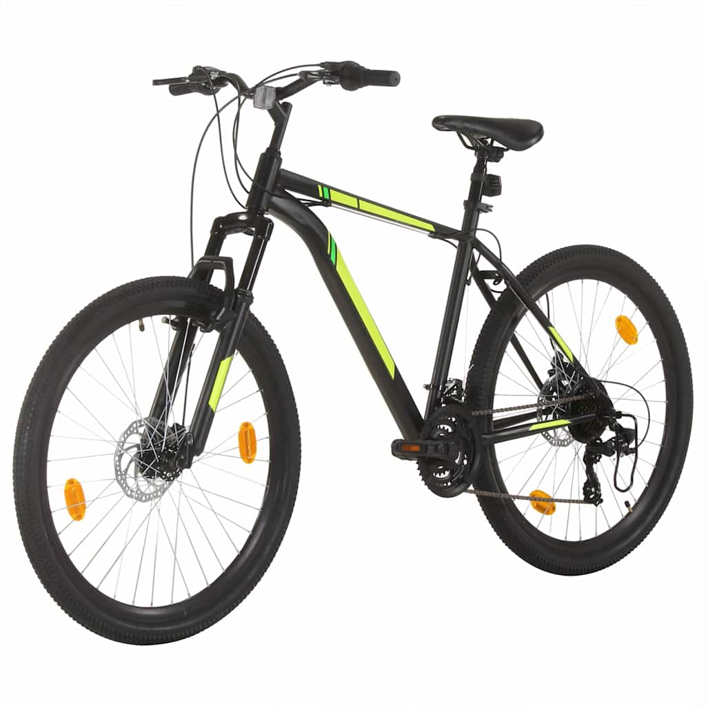 vidaXL Ποδήλατο Mountain 27,5'' Μαύρο με 21 Ταχύτητες 50 εκ.
