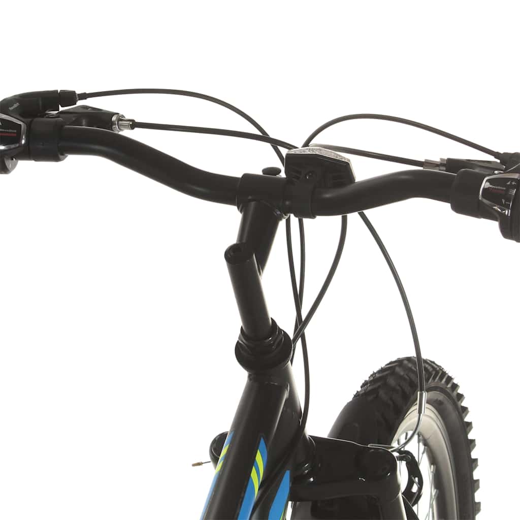 vidaXL Ποδήλατο Mountain 26'' Μαύρο με 21 Ταχύτητες 49 εκ.