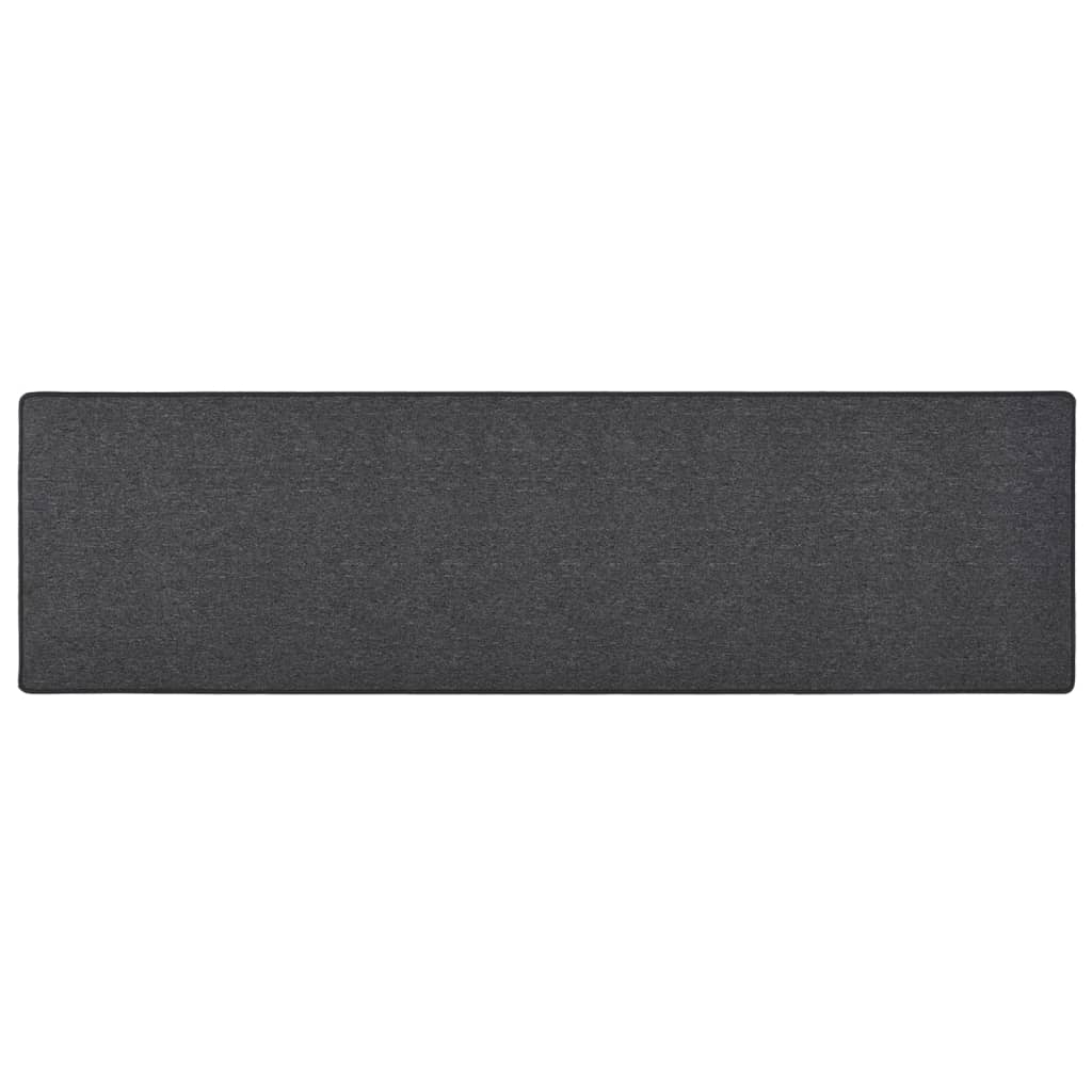 vidaXL Χαλί Διάδρομος Ανθρακί 50 x 200 εκ.