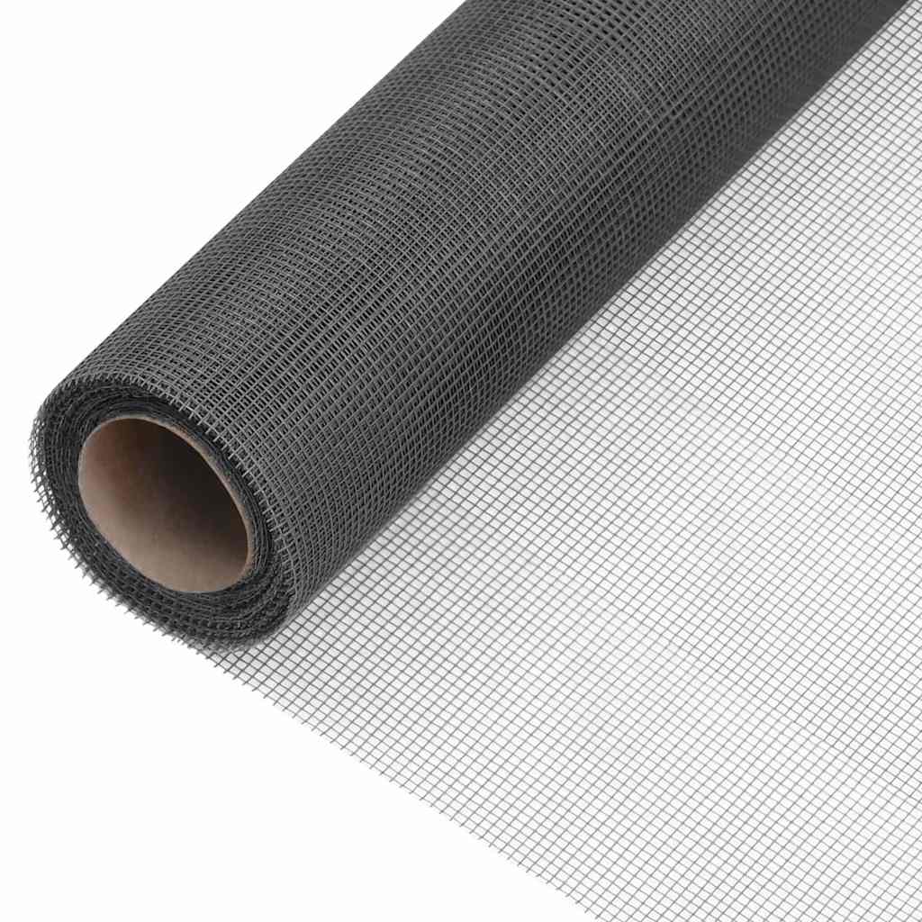 vidaXL Πλέγμα / Σήτα Μαύρο 80 x 1000 εκ. από Fiberglass