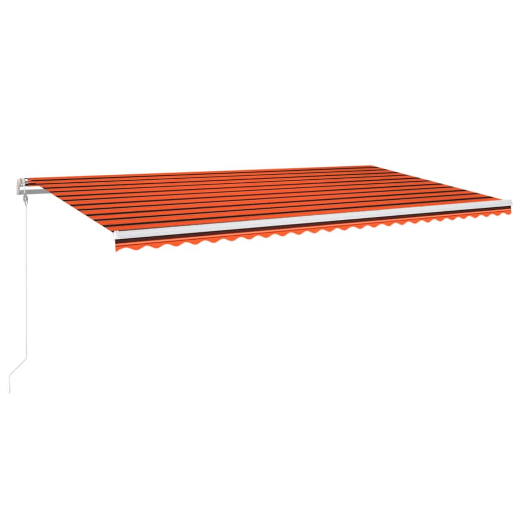 vidaXL Ηλεκτρική τέντα με LED και αισθητήρα 6 x 3 m