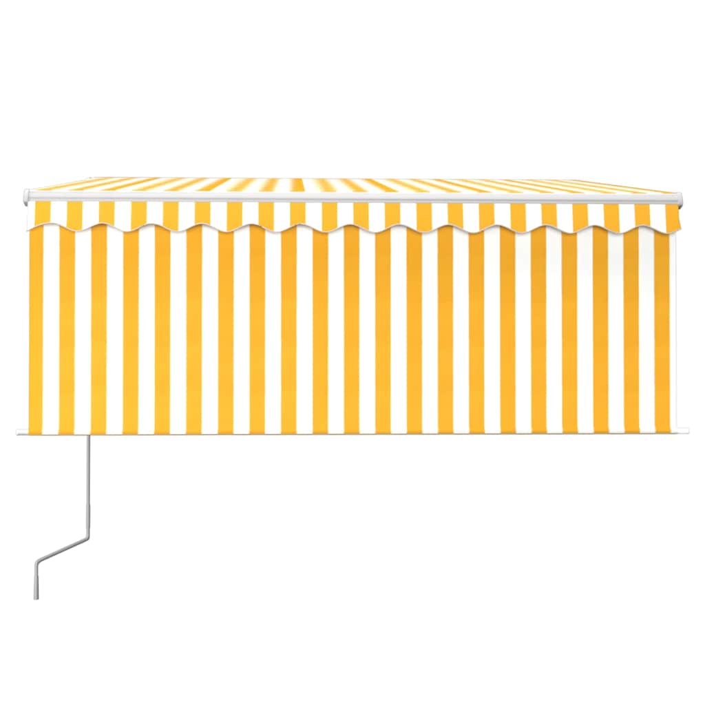 vidaXL Ηλεκτρική τέντα με LED και αισθητήρα 3 x 2,5 m