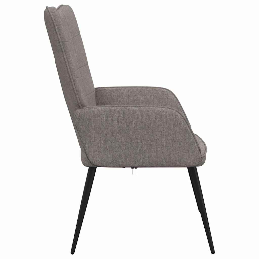 vidaXL Πολυθρόνα Relax Χρώμα Taupe Υφασμάτινη