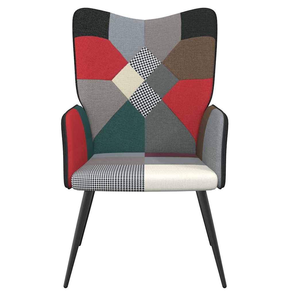 vidaXL Πολυθρόνα Relax Σχέδιο Patchwork Υφασμάτινη