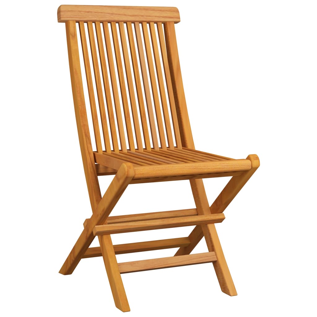 vidaXL Καρέκλες Κήπου 8 τεμ. από Μασίφ Ξύλο Teak με Ανθρακί Μαξιλάρια