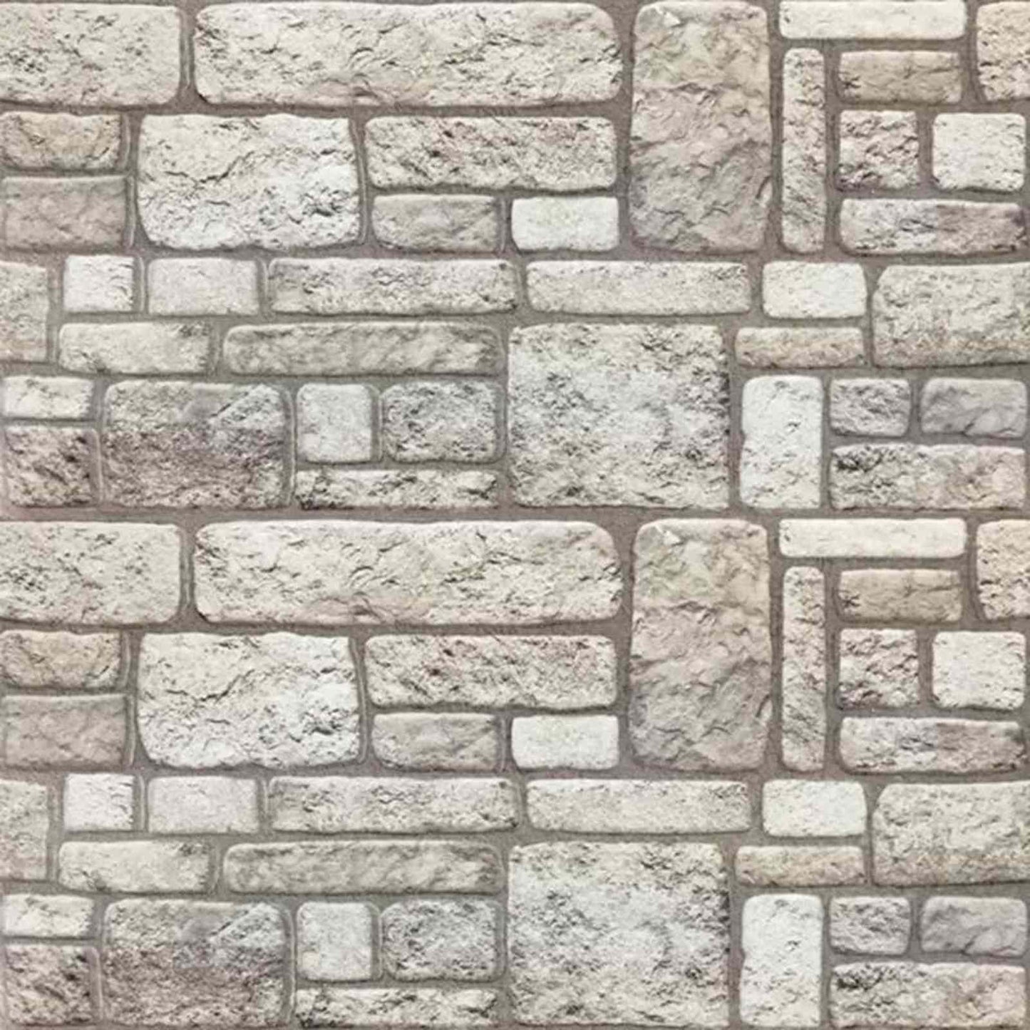 vidaXL Πάνελ τοίχου 10 τμχ. 100 x 50 cm Γκρι Αφρός EPS