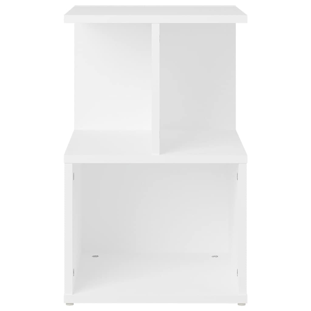 vidaXL Κομοδίνο Λευκό 35 x 35 x 55 εκ. από Επεξ. Ξύλο