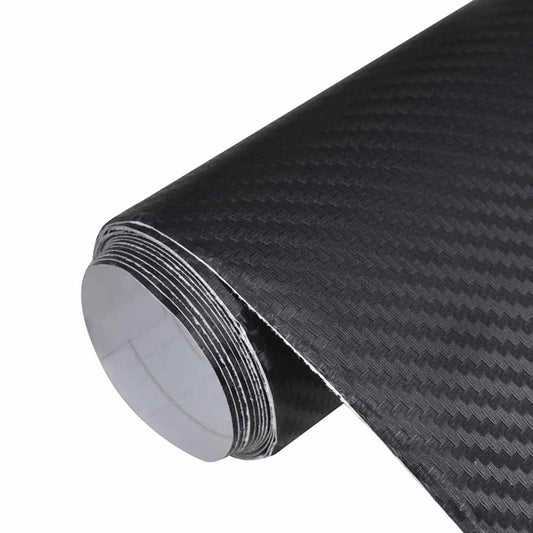 vidaXL Μεμβράνη Αυτοκινήτου 3D Μαύρη 100 x 150 εκ.