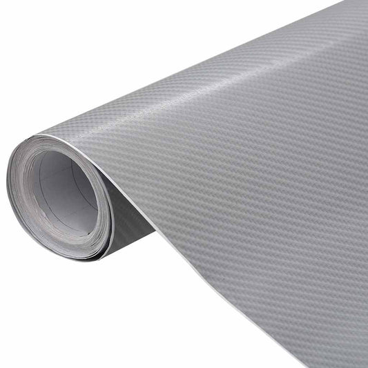 vidaXL Μεμβράνες Αυτοκινήτου 4D 2 τεμ. Ασημί 100x150 εκ. & 50x150 εκ.