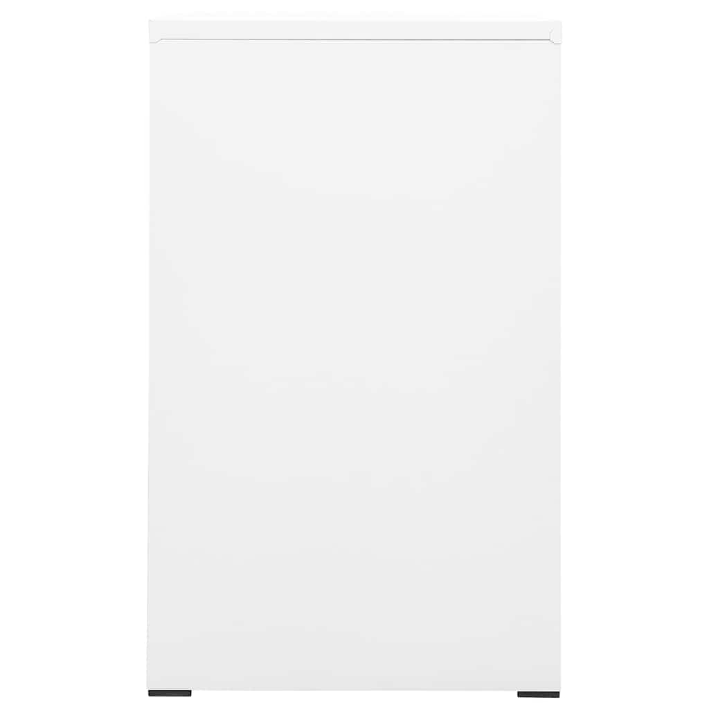 vidaXL Αρχειοθήκη Λευκή 46 x 62 x 102,5 εκ. από Ατσάλι